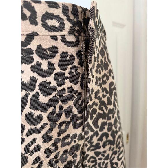 Free People High Rise Leopard print denim pants - Picture 6 of 8